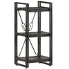 Image de Bibliothèque à 3 niveaux 40x30x80 cm Bois de manguier massif