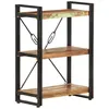 Image de Bibliothèque à 3 niveaux 60x30x80cm Bois de récupération massif