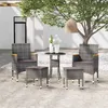 Image de vidaXL Salon de Jardin 5 pcs Mobilier de Patio Ensemble de Meubles de Terrasse Moblilier de Jardin Meubles d'Extérieur 3058475