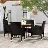 Image de vidaXL Mobilier de Salle à Manger de Jardin 5 pcs Mobilier à Dîner de Terrasse Table et Chaises de Repas Salon de Jardin 3058492