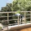 Image de Table de balcon Noir 60x40 cm Acier