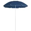 Image de vidaXL Parasol met stalen paal 180 cm blauw315541