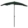 Image de vidaXL Parasol de Jardin avec Mât Parasol de Patio Pare-soleil de Terrasse Parasol d'Extérieur Anti-UV Anti-décoloration 315552