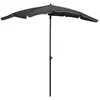 Image de vidaXL Parasol de Jardin avec Mât Parasol de Patio Pare-soleil de Terrasse Parasol d'Extérieur Anti-UV Anti-décoloration 315553