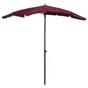 Image de vidaXL Parasol de Jardin avec Mât Parasol de Patio Pare-soleil de Terrasse Parasol d'Extérieur Anti-UV Anti-décoloration 315555