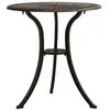Image de Table de jardin Bronze 62x62x65 cm Aluminium coulé