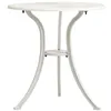 Image de vidaXL Tuintafel 62x62x65 cm gietaluminium wit315581
