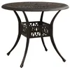 Image de Table de jardin Bronze 90x90x74 cm Aluminium coulé
