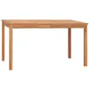Image de Table a manger fixe sans tiroir rectangle en Teck L 140 cm