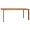 Image de Table à dîner de jardin 180x90x77 cm Bois de teck solide