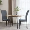 Image de Lot de 2 chaise vidaxl H. 95 cm en plastique gris interieur