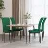 Image de Lot de 4 chaise vidaxl H. 95 cm non pliable en plastique interieur vert