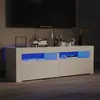 Image de Meuble TV avec lumières LED blanc 120x35x40 cm