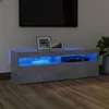 Image de Meuble TV avec lumières LED gris béton 120x35x40 cm