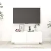 Image de Meuble TV Blanc 100x35x40 cm Aggloméré