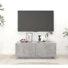 Image de Meuble TV Gris béton 100x35x40 cm Bois d ingénierie