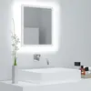 Image de vidaXL Badkamerspiegel LED 40x8,5x37 cm acryl wit804908