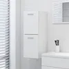 Image de Armoire de salle de bain Blanc 30x30x80 cm Bois d'ingénierie