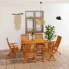 Image de vidaXL 7-delige Tuinset massief teakhout3059604
