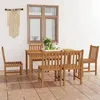 Image de vidaXL Ensemble de salle à manger de jardin 7 pièces 150 x 90 cm en bois de teck massif 3059934