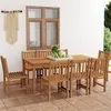 Image de vidaXL 9-delige Tuinset massief teakhout3059942