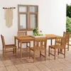Image de vidaXL 7-delige Tuinset massief teakhout3059945