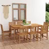 Image de vidaXL 9-delige Tuinset massief teakhout3059946
