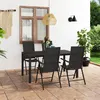 Image de vidaXL Ensemble de Salle à Manger de Jardin 5 pcs Mobilier à Dîner de Patio Salon de Jardin Meubles de Repas de Terrasse 3060060