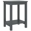 Image de Table de chevet Gris foncé 35x30x47 cm Bois de pin massif