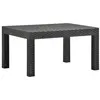 Image de Table de jardin Anthracite 58x58x41 cm PP Rotin