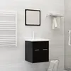 Image de Lavabo encastré avec robinet 42x39x18 cm céramique blanc