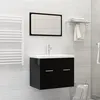 Image de Lavabo encastré avec robinet 61x39x18 cm Céramique Blanc