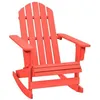 Image de Chaise vidaxl en bois non pliable exterieur H. 92 cm vert