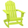 Image de Chaise vidaxl exterieur non pliable H. 92 cm en bois massif vert