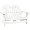 Image de Chaise vidaxl H. 89.5 cm empilable non pliable en bois massif exterieur vert
