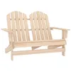 Image de Chaise de jardin Adirondack 2 places bois de sapin massif