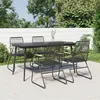 Image de vidaXL 5-delige Tuinset PVC-rattan zwart3060269