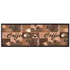 Image de vidaXL Keukenmat wasbaar Coffee 60x180 cm bruin315971