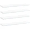 Image de vidaXL Wandschappen 4 st 40x10x1,5 cm bewerkt hout wit805122