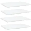 Image de Panneaux de bibliothèque 4 pcs blanc bois d’ingénierie