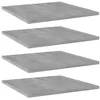 Image de VidaXL Panneaux de bibliothèque 4 pcs gris béton bois d’ingénierie 805178