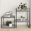 Image de vidaXL Panneaux de Bibliothèque 8 pcs, Étagère Murale Flottante, Plaque d’Étagère de Rangement Salon Intérieur, Gris Béton Bois d’Ingénierie