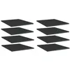 Image de vidaXL Wandschappen 8 st 40x50x1,5 cm bewerkt hout hoogglans zwart805199
