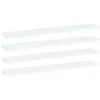 Image de vidaXL Wandschappen 4 st 60x10x1,5 cm bewerkt hout wit805202