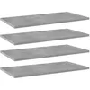 Image de vidaXL Wandschappen 4 st 60x30x1,5 cm spaanplaat betongrijs805242