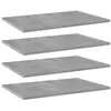 Image de vidaXL Wandschappen 4 st 60x40x1,5 cm bewerkt hout betongrijs805258
