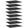 Image de vidaXL Wandschappen 8 st 60x50x1,5 cm bewerkt hout hoogglans zwart805279