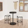 Image de vidaXL Ensemble de Bar de Jardin 3 pcs avec Coussins Mobilier de Bistrot Salon de Jardin Ensemble de Salle à Manger 3064759