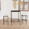 Image de vidaXL Ensemble de Bar de Jardin 3 pcs et Coussins Table et Chaises de Patio Salon de Jardin Mobilier de Terrasse Extérieur 3064816