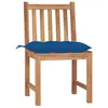 Image de Lot de 2 chaise Vidaxl exterieur en bois massif bois H. 90 cm